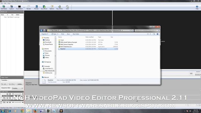 NCH VideoPad Video Editor Professional 2.11 Free Full Download