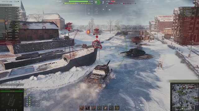 Бой на ИСУ-152 МИР ТАНКОВ