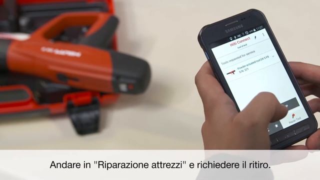 Hilti Connect e DX5: come resettare l'indicatore di manutenzione