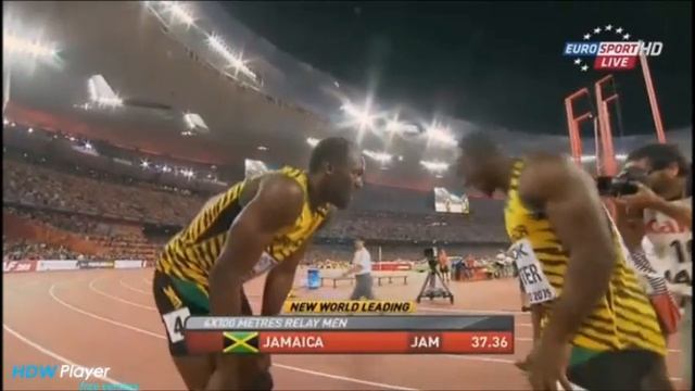 Men's 4 × 100 metres relay - Usain Bolt - IAAF World Championships BEIJING 2015