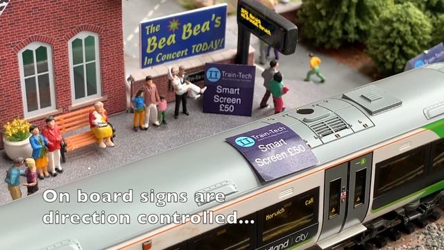 Train-Tech Smart Screen - real animated screens for your layout SD1