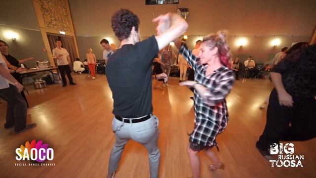 Sergey Gazaryan and Tatyana Rakhmetulova Salsa Dancing at BIG RUSSIAN TOOSA 2019, Friday 21.06.2019