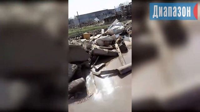 Дорога на дачу превратилась в мусорку
