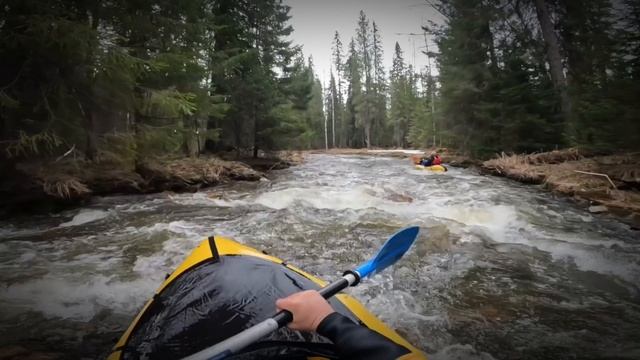 Пакрафтеры на р. Горожанка