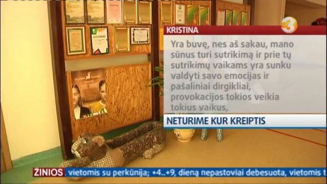 TV3 reportažas apie autistą