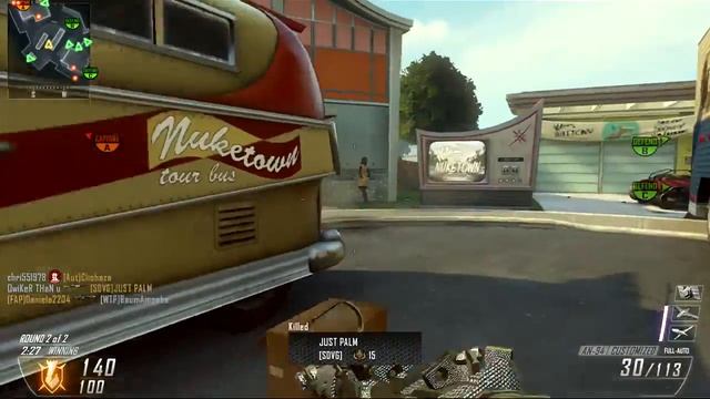 Black Ops 2 - 128 Kills w/ AN-94 | 44 GUNSTREAK & QUADFEED!