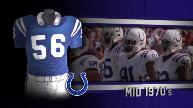 Indianapolis Colts uniform and uniform color history