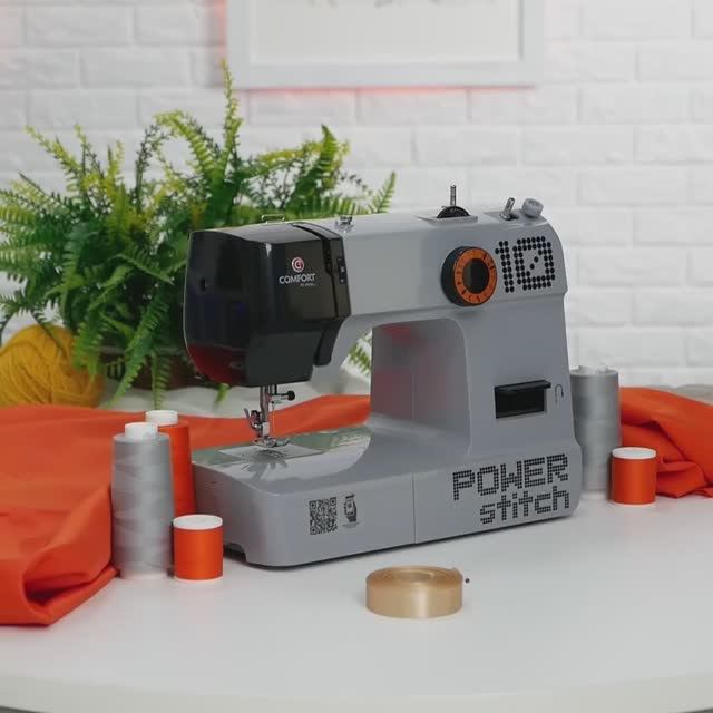 Швейная машина Comfort 10 с регулировкой длины стежка 10 встроенных строчек: