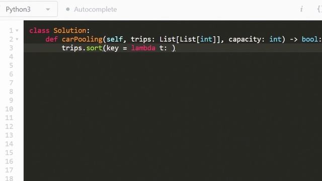 Leetcode 1094: Car Pooling (RU)