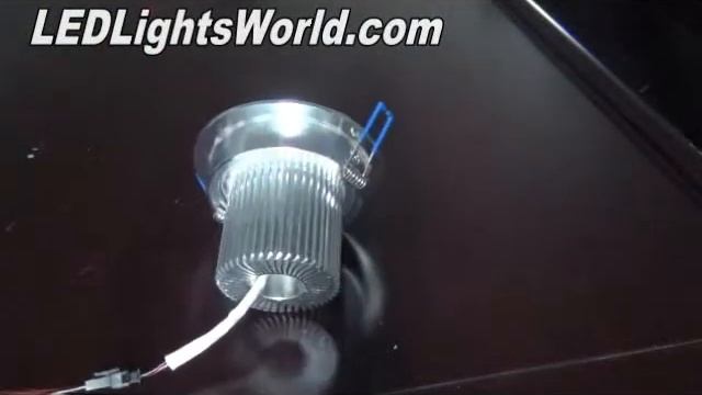 Directional 7W (Seven 1 watt) LED Downlight