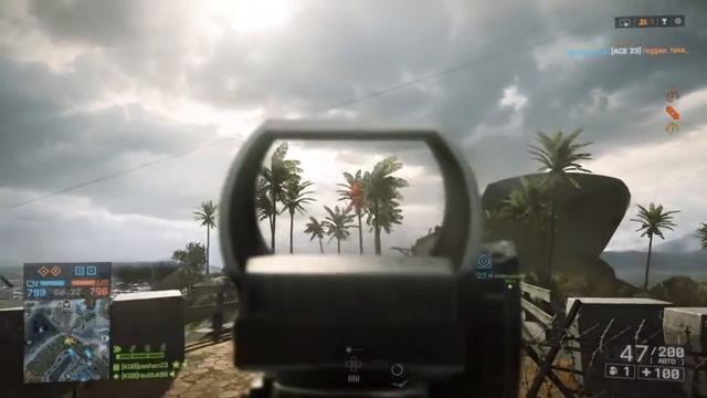 Печенег против вертолета Battlefield 4