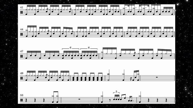 Blast Off Drum Sheet Music | Silk Sonic Drum Cover (Bruno Mars and Anderson .Paak)