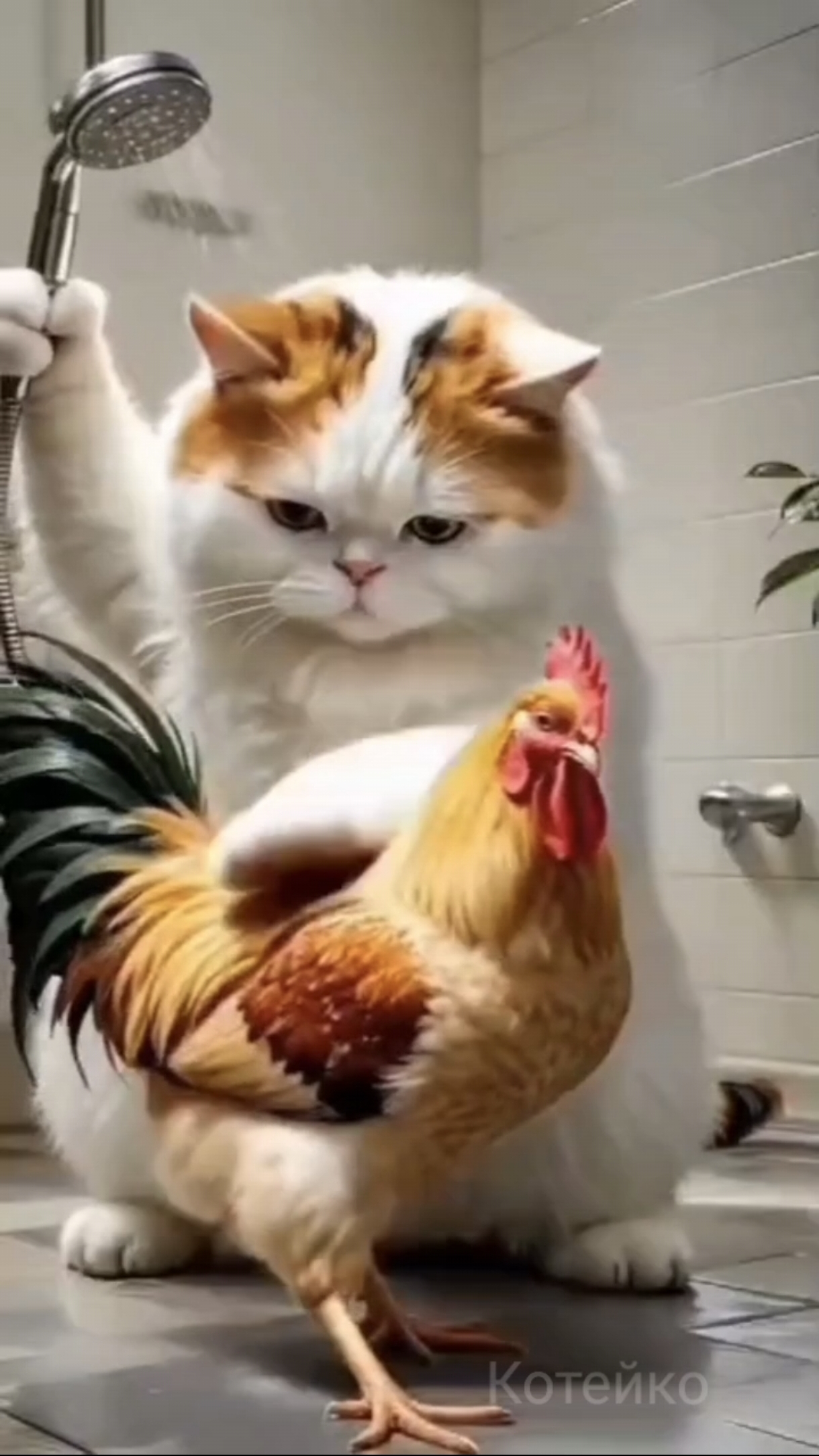 Котейко готовит, 5. Моя курочка
