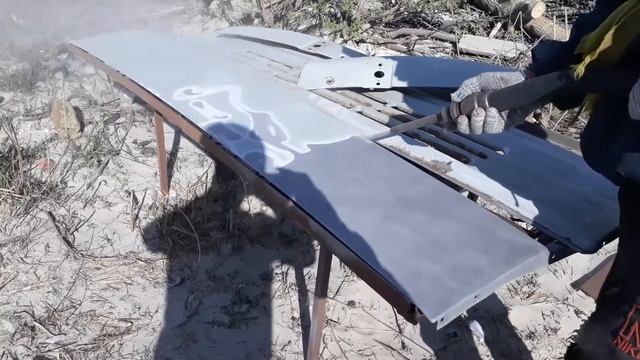 Пескоструй металла