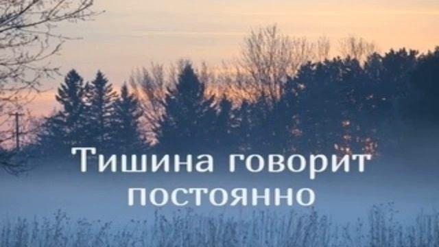 Тишина говорит постоянно (Зинаида Миркина)