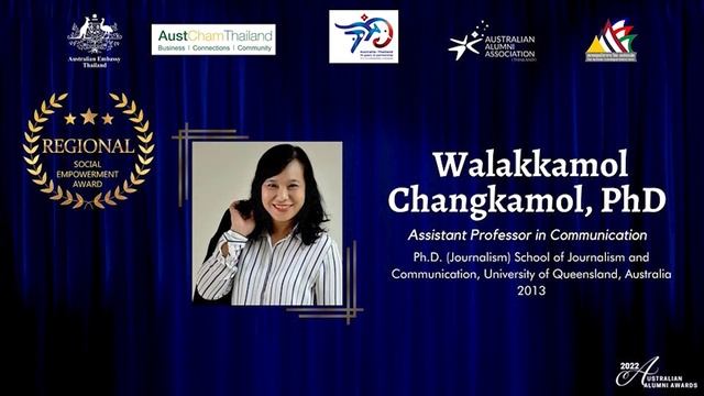 Dr. Walakkamol Changkamol | 2022 Regional Social Empowerment Award