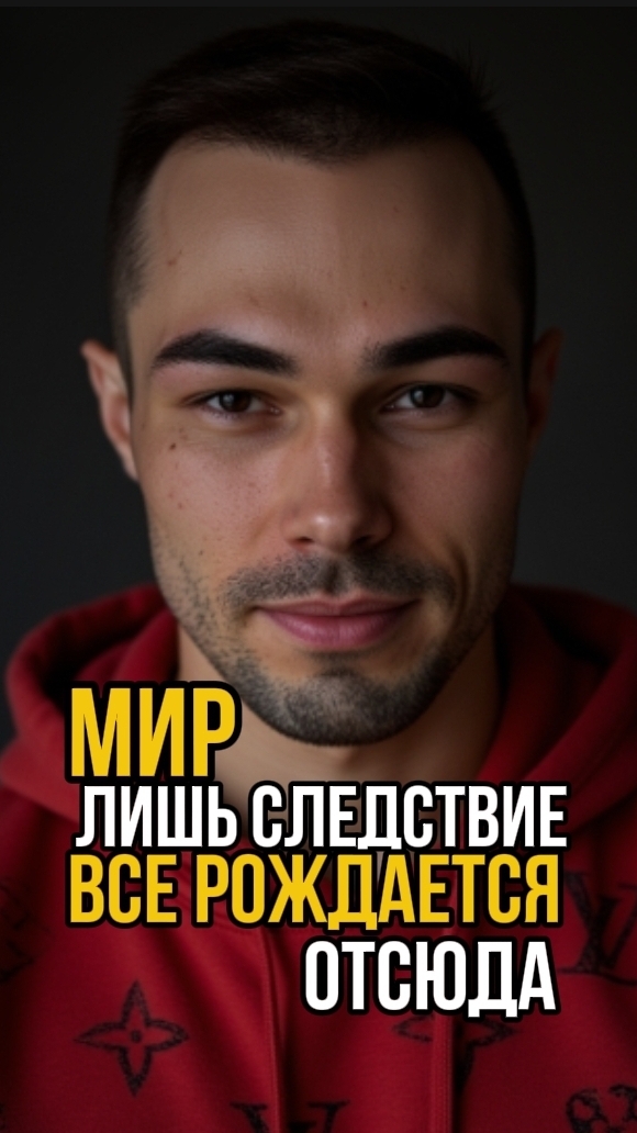 МИР лишь СЛЕДСТВИЕ, все рождается ОТСЮДА