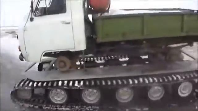 Уаз головастик на гусеницах ТСН 74