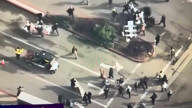 Палестинские протестующие заблокировали два крупнейших аэропорта США! Мэр хочет использовать дроны!