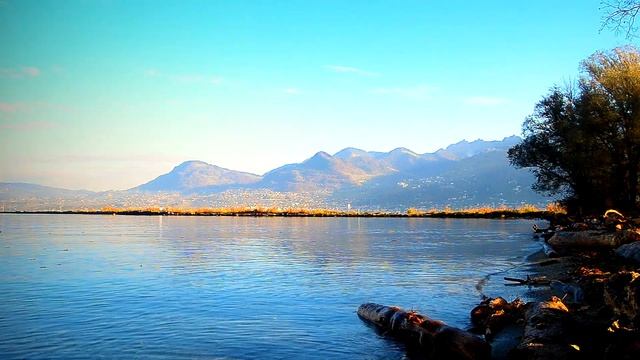 SWISS ALPS - WATER LAPPING - Peacefull morning by a lake - 1 hour for Relax / Study / Sleep
