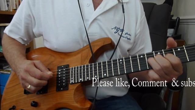 Careless Whisper George Michael Guitar Cover NJR 635 Custom Cherry