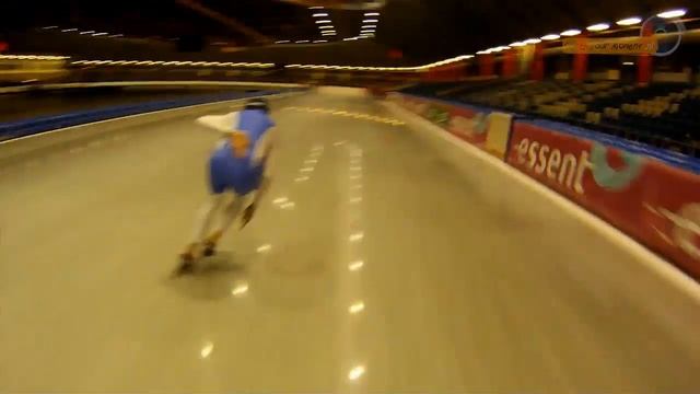 Ice Speed skating on summer ice thialf first person.mp4