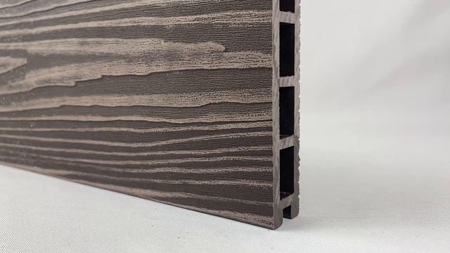 Террасная доска RusDecking UnoDeck ULTRA, пустотелая, Венге, 150*24*3000 мм