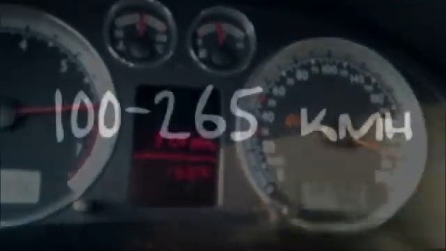 passat W8 acceleration 0 -265kmh and 100 - 265kmh