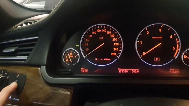 BMW F01 instrument cluster