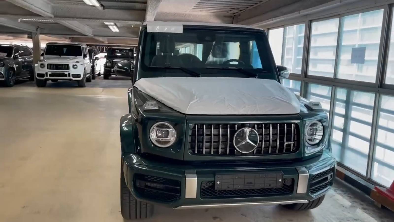 Осмотр Mercedes-Benz G-Class (Gelandewagen) AMG 2022 Manufaktur | Доставка авто из Кореи в Россию
