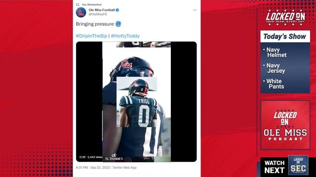 Ole Miss Uniforms:  Rebels go to a 2020 favorite for Tulsa Golden Hurricane Game