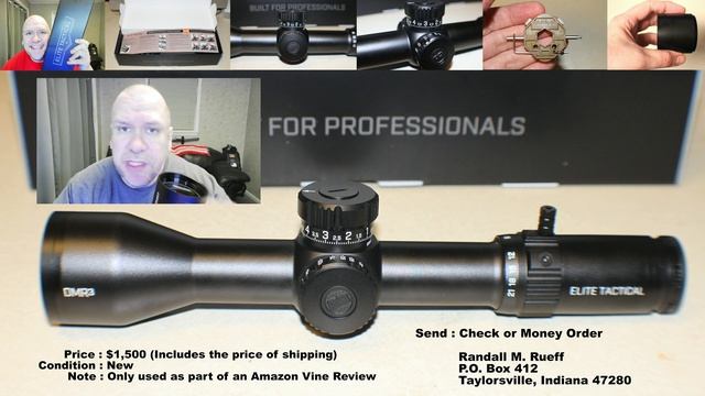 Bushnell Elite Tactical 3.5-21x50mm DMR3 Professional Riflescope with ED Prime Objective for sale..