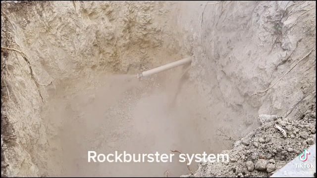 ГНБ по Скале системой ROCKBURSTER. Красиво и эффективно.