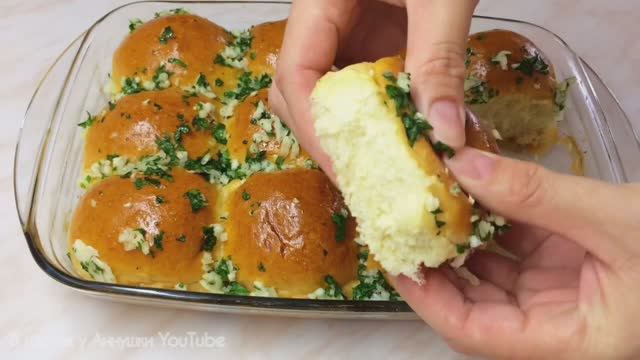 Пампушки с чесноком — мягкие как ПУХ! 🥟🧄