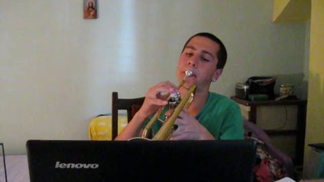 Wonderful world by Louis Armstrong(trumpet cover by Andrea Lalcevski)