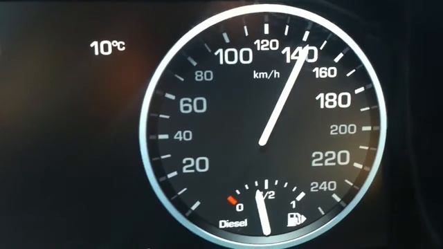 Range rover vogue 4,4 v8 2010 diesel acceleration 20-160 km/h