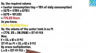 Design Of Water Tank
