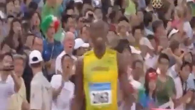 Usain Bolt Breaks World Record In 100m Final 9.69 seconds 2008 Summer Olympics August 16, 2008