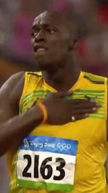 100m running Usain Bolt #shorts