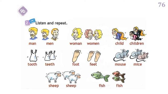 Spotlight 3 . Cows are funny! стр. 76, модуль 5 ( старый учебник)