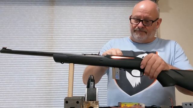 Marlin 795 LASER install into foregrip and procedure to zero dot to bullet point of impact