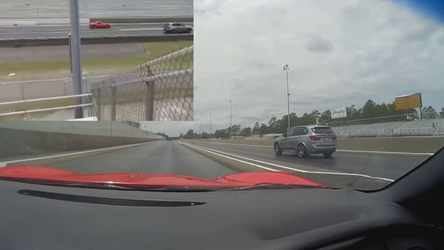 2016 BMW X5M Vs 2001 Corvette Z06 1/4 mile