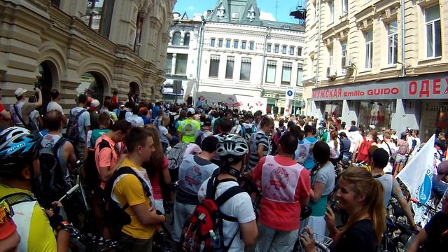 ГУМ - традиционный велопробег 20.07.14 Награждение