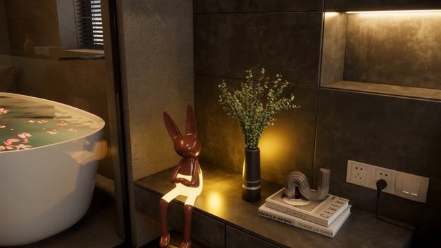 Enscape 3.5 p10 Bedroom 4K animation ! Awesome glass refraction in this version! @Enscape3D