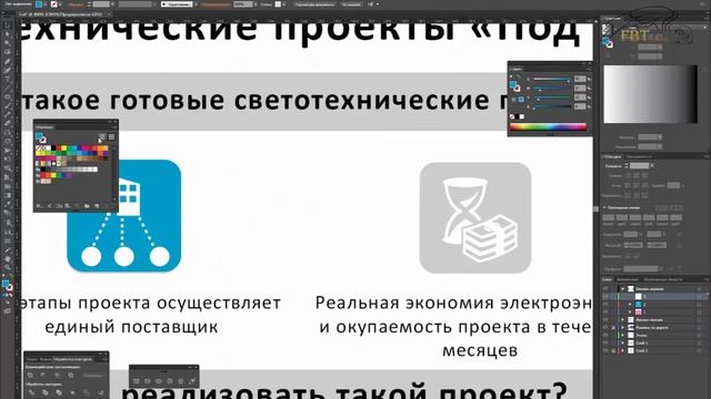 Infographics for the company "SD SBET" (FBT Studio)