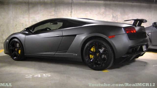 Grigio Lynx Lamborghini Gallardo LP 560-4 - Sound Inside Garage!