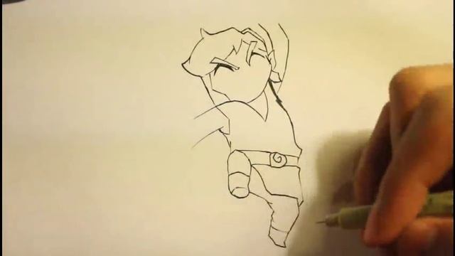 How To Draw Link From Zelda|Toon|Step By Step|Easy|Beginners|Kid
