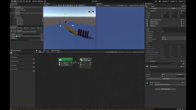 Unity  2020 : Tutorial 5 : Bolt Visual Scripting : Flow Graph Introduction