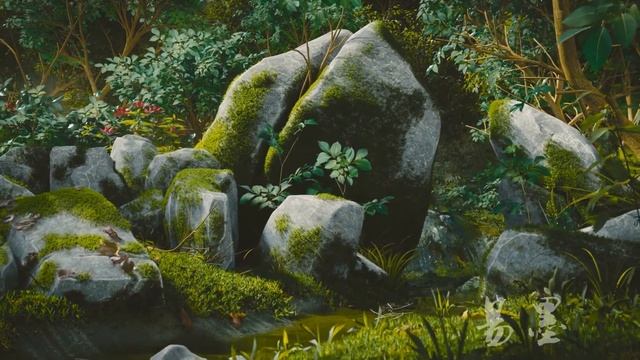 Blender natural scene