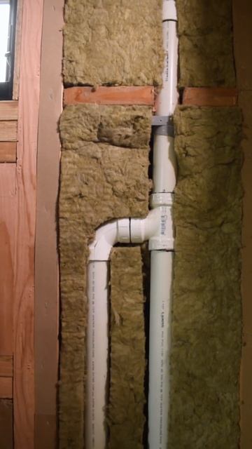 Creating channels with Rockwool’s Comfortbatt R21 is effortlessly easy #rockwool #insulation #r21